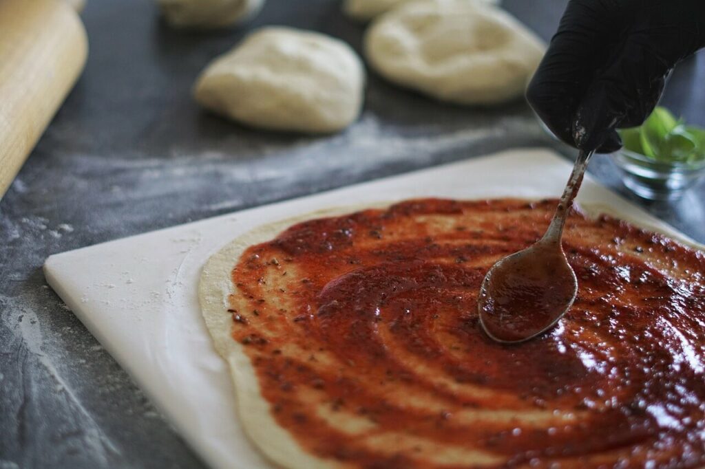 pizzateig tomatensauce