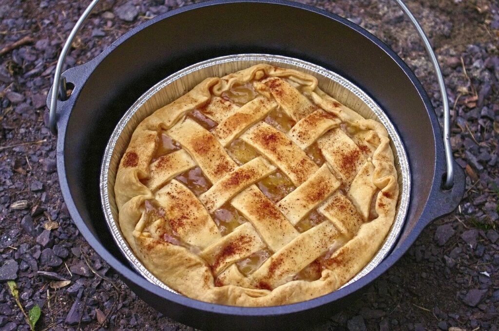 apfelkuchen feuertopf