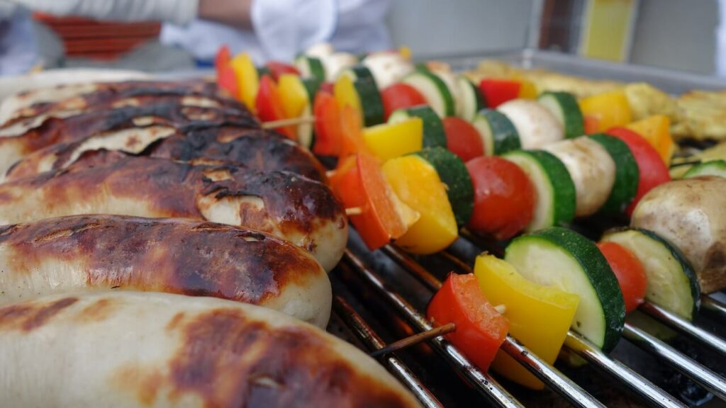 edelstahl grillspieße