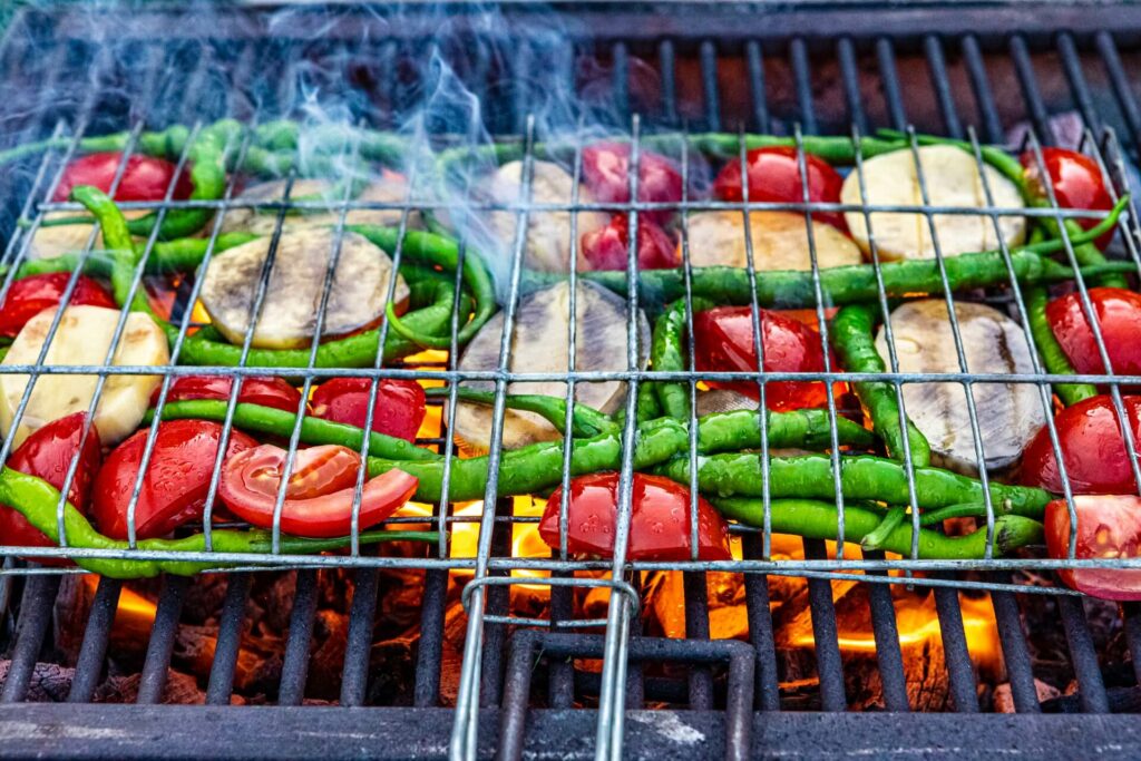 zubereitung gemüse grillkorb