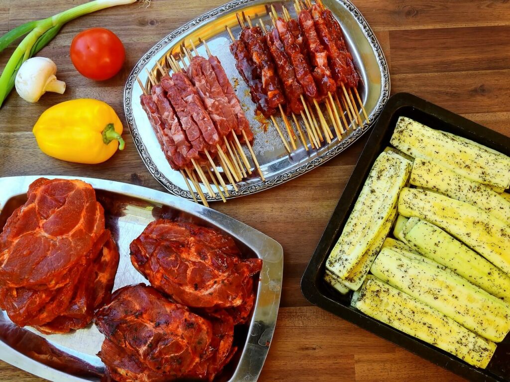 marinieren von fleisch
